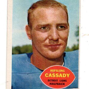 Collectible Football Card - Howard "Hopalong" Cassady - 1960 Topps